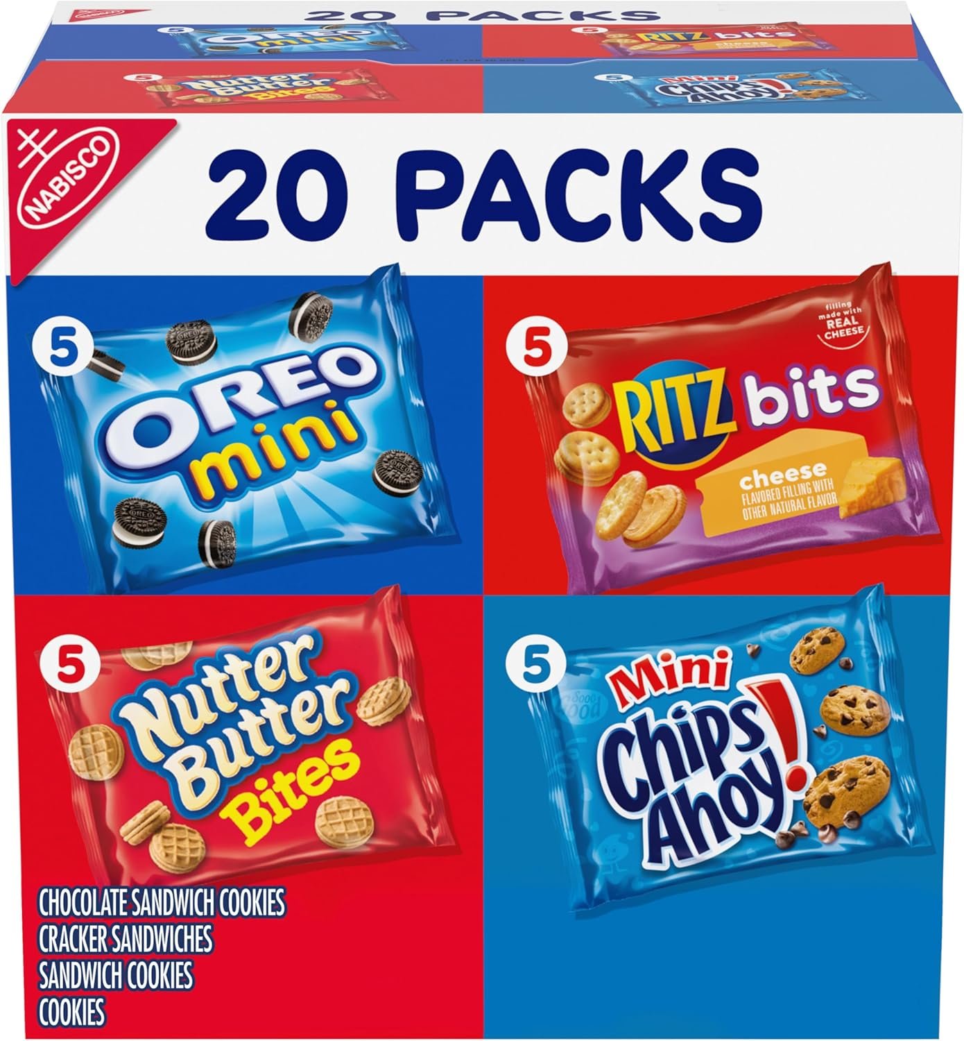 Nabisco Classic Cookie and Cracker Mix (20-Count Box)